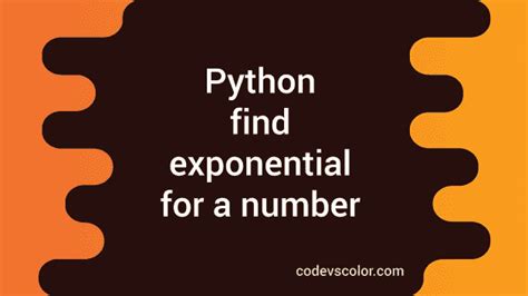 Image result for How to Define Exponential Function in Python
