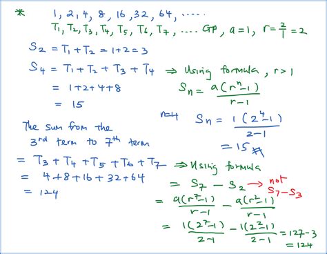 Image result for Geometric Progression Formula