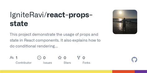 Image result for Props and State Chagne in React