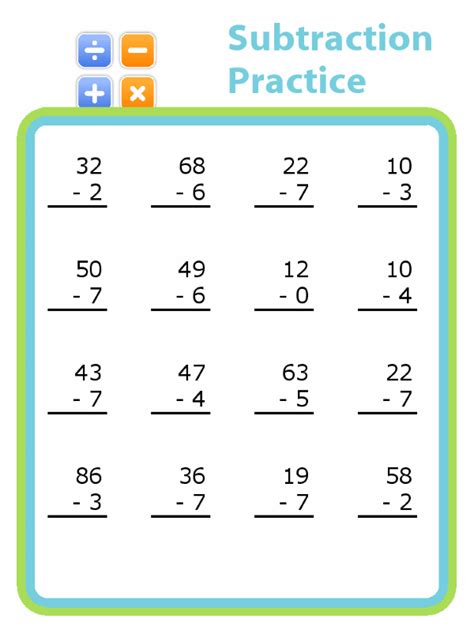 Image result for Math Practice Worksheets Printable