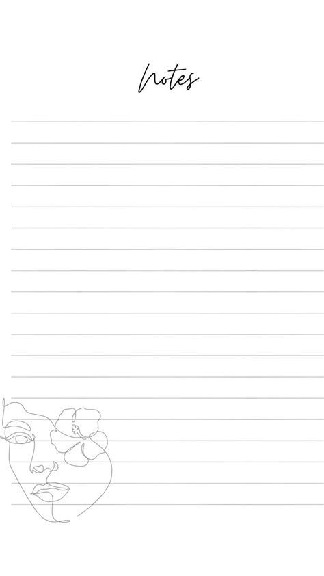 Free Printable Notes Template に対する画像結果