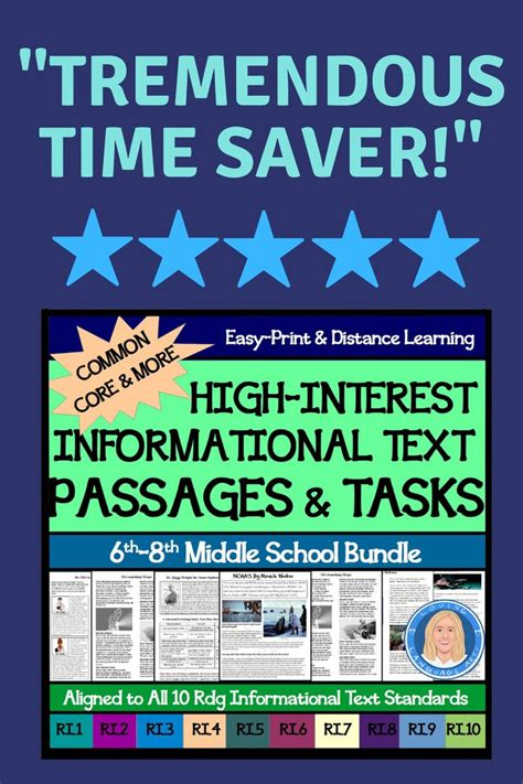 Toradh íomhá ar Informational Text Middle School