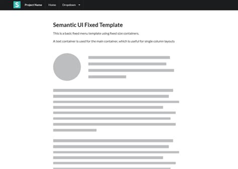 Afbeeldingsresultaten voor Semantic UI Templates