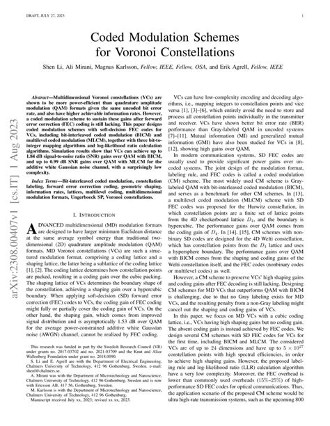 Toradh íomhá ar Modulation Schemes