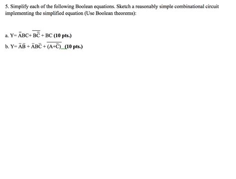 Simplifying Boolean Equations に対する画像結果