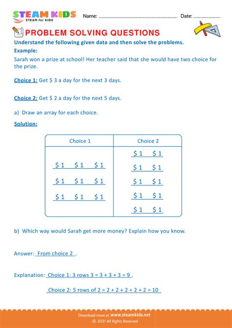 Image result for Problem Solving Math Sheets