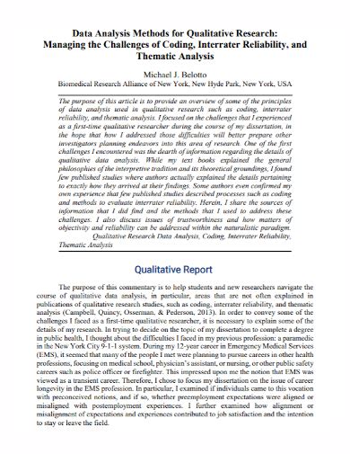 Image result for Data Analysis Report Example