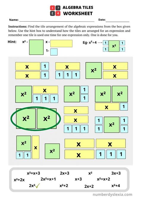 Algebra Tile Activities-এর ছবি ফলাফল