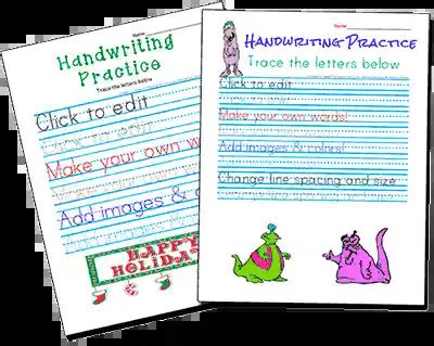 Image result for Handwriting Practice Worksheet Generator