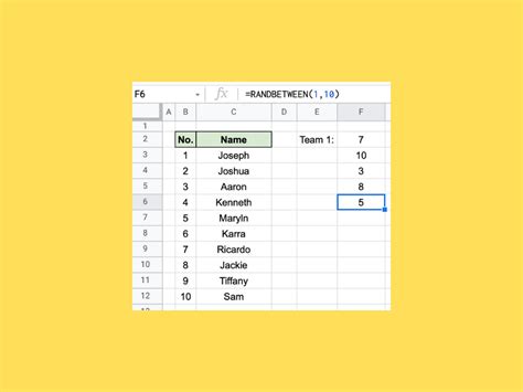 Afbeeldingsresultaten voor Random Number Generator Google Sheets