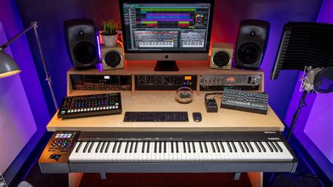 Image result for Midi Keyboard Computer Desk