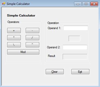 Image result for Visual Basic Calculator