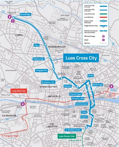 Image result for Luas Map