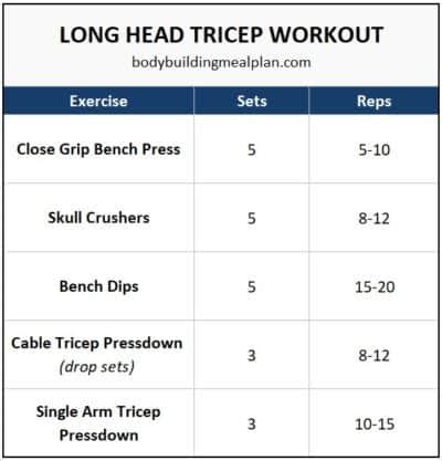Image result for Tricep Exercises for Long Head