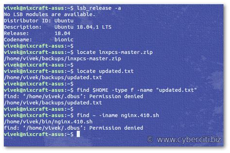 Toradh íomhá ar Find A File In Linux