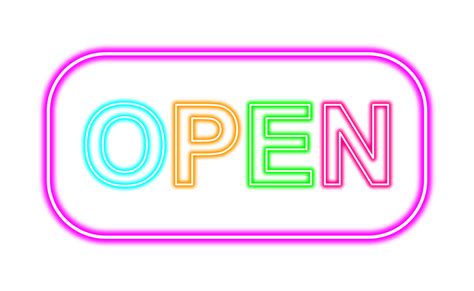 Image result for Neon Open Tomorrow Sign
