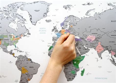 Image result for Scratchable World Map DIY