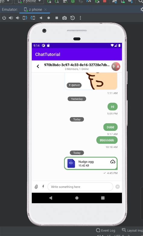 Image result for Android Studio Chat App Source Code
