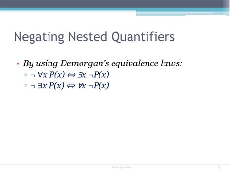 Toradh íomhá ar Nested Quantifiers in Discrete Mathematics