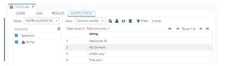 Image result for SAS Syntax Make Uppercase