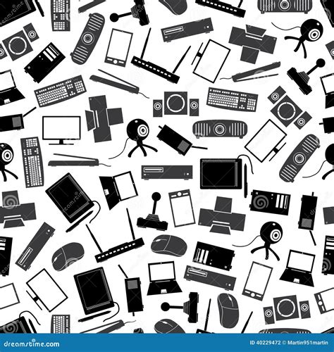 Toradh íomhá ar Computer Peripherals Black Background