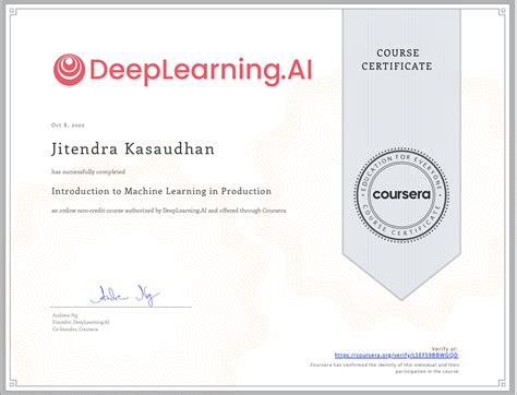 Image result for Machine Learning Course Certificate
