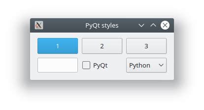 PyQt Window Style に対する画像結果