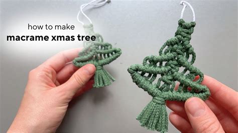 Image result for Macrame Christmas Tree Tutorial