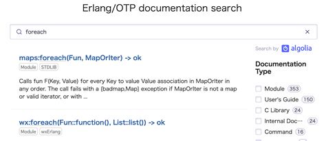 Erlang Tool に対する画像結果