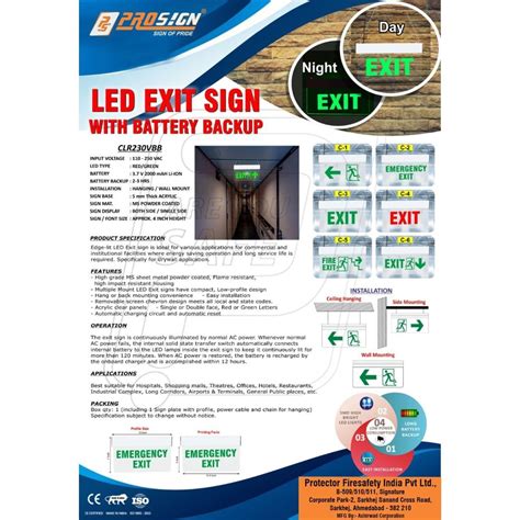 Green LED Exit Signs に対する画像結果