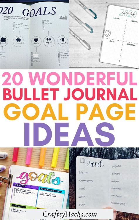 Image result for Goal Setting Bullet Journal