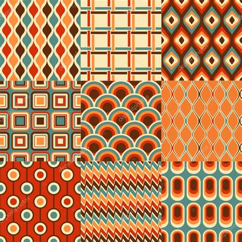 Toradh íomhá ar Retro Geometric Patterns