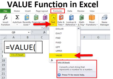 Image result for Excel Value
