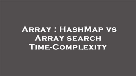 Toradh íomhá ar HashMap vs Trie Lookup Time Complexity