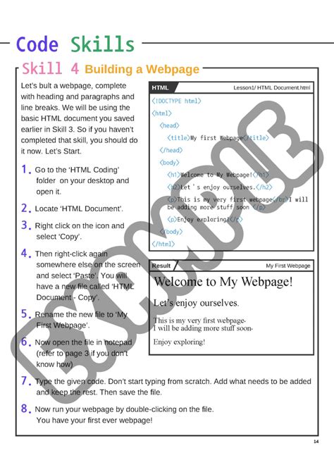 Image result for HTML Code Learning Instruction
