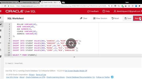 Image result for DBMS SQL Online Compiler