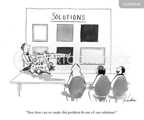 Toradh íomhá ar Problem Solving Cartoon