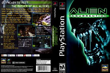 Image result for Alien Resurrection PS1 Cover