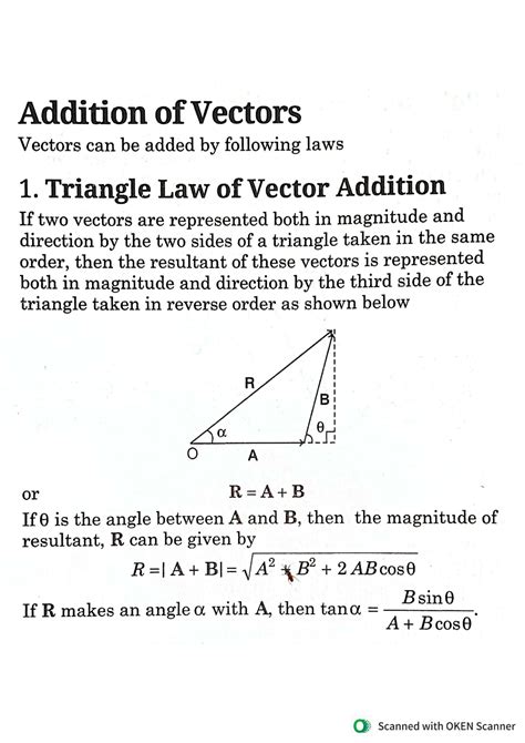 Image result for Triangular Vector Addition