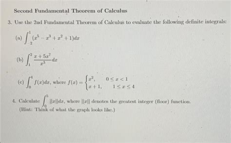 Image result for Second Fundamental Theorem Calculus Examples