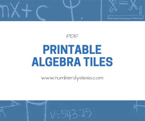 Algebra Tiles Printable PDF-এর ছবি ফলাফল