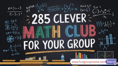 Image result for Math Group Names Theme