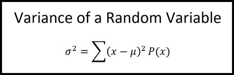 Afbeeldingsresultaten voor Variance of a Square of a Discrete Random Variables