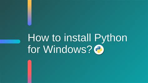 Image result for Using Python On Windows