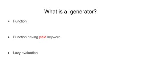 תוצאת תמונה עבור Differences Between Generator Function and Normal Function in Python