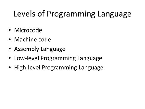 Programming Language Levels に対する画像結果