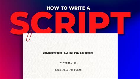 Image result for Script Writing Tips
