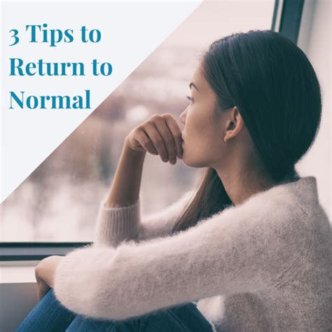 Image result for Back to Normal Tips