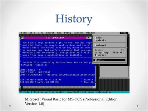 Image result for What Is the History of Visual Basic