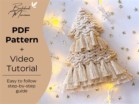 Image result for Macrame Christmas Tree Pattern Free